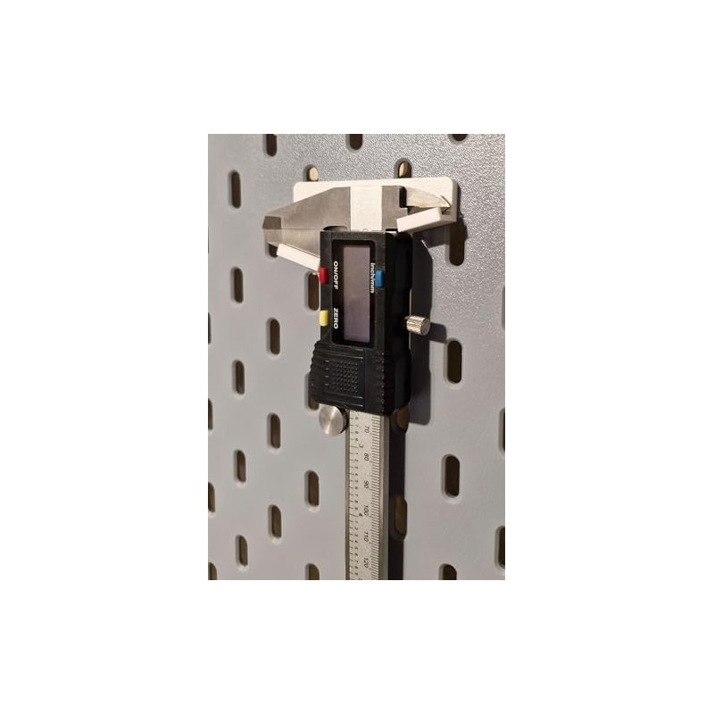 Heavy Duty Skadis Caliper Holder - Compatible with Skadis Pegboard