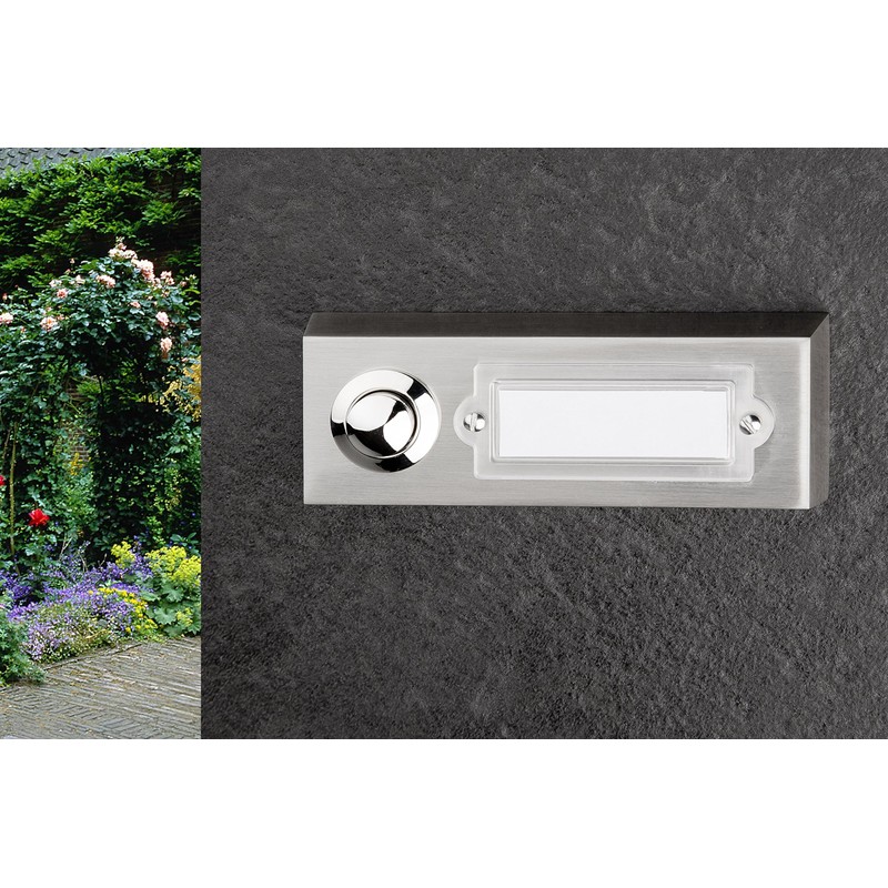 HUBER Surface-Mounted Bell Push Button 1 Compartment Made of Metal