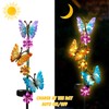 Solar Lights Outdoor Waterproof Garden Butterfly Light Decorative Solar Stake
