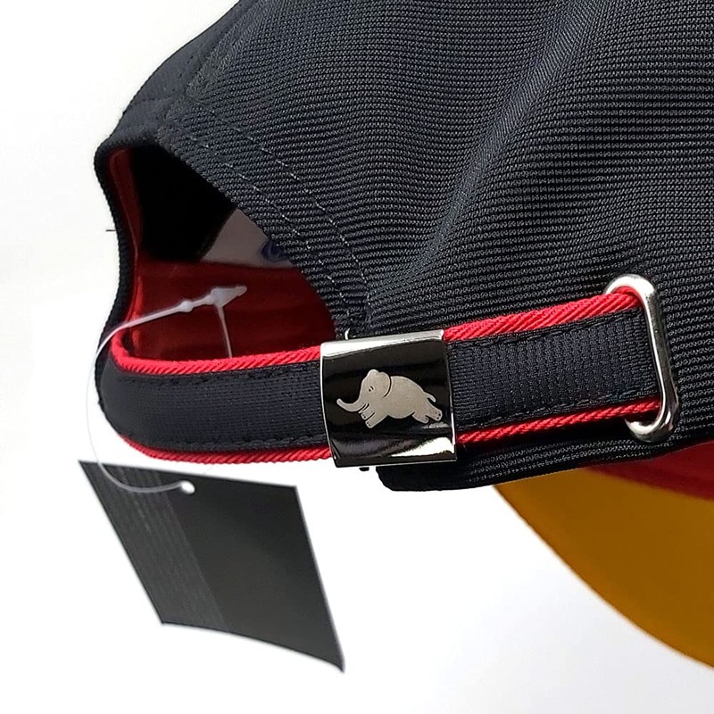 Lancia 21273 HF Curved Visor Cap, Black