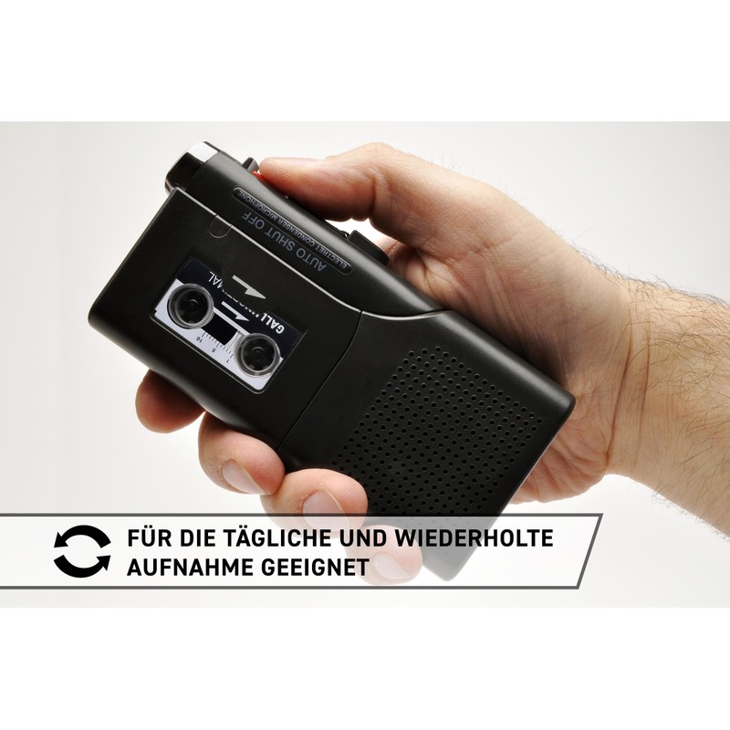 GALLUNOPTIMAL MC60 Microcassette - for Voice Recorders - Pack of