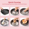 Patelai 8 Pieces Cast Iron Skillet Cleaner Care Kit Include