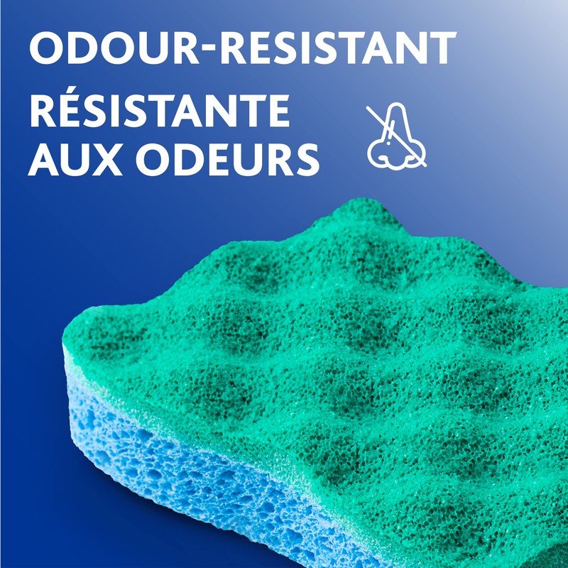 Vileda Scrunge Multi-Use No-Scratch Scrub Sponge (Pack of 16)