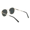 NAUTICA N100SP Polarized Round Sunglasses, Gold, One Size
