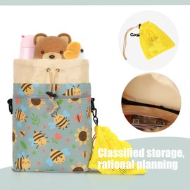 LOCAL LION Handlebar Bag Bicycle Children, Bicycle Bag Children's Handlebar with Shoulder Straps, Handlebar Bag Children's Bicycle for Girls Boys, Bicycle Basket Children Front for Scooter, Balance