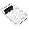 SANNO Expandable Dish Drying Rack Over The Sink Dish Drainer