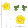 Lansdowns Artificial Flower Foam Rose 25pcs Real Looking Fake Rose