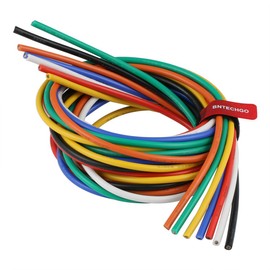 BNTECHGO 10 Gauge Silicone Wire Kit 7 Color Each 3 ft Flexible 10 AWG Stranded Tinned Copper Wire