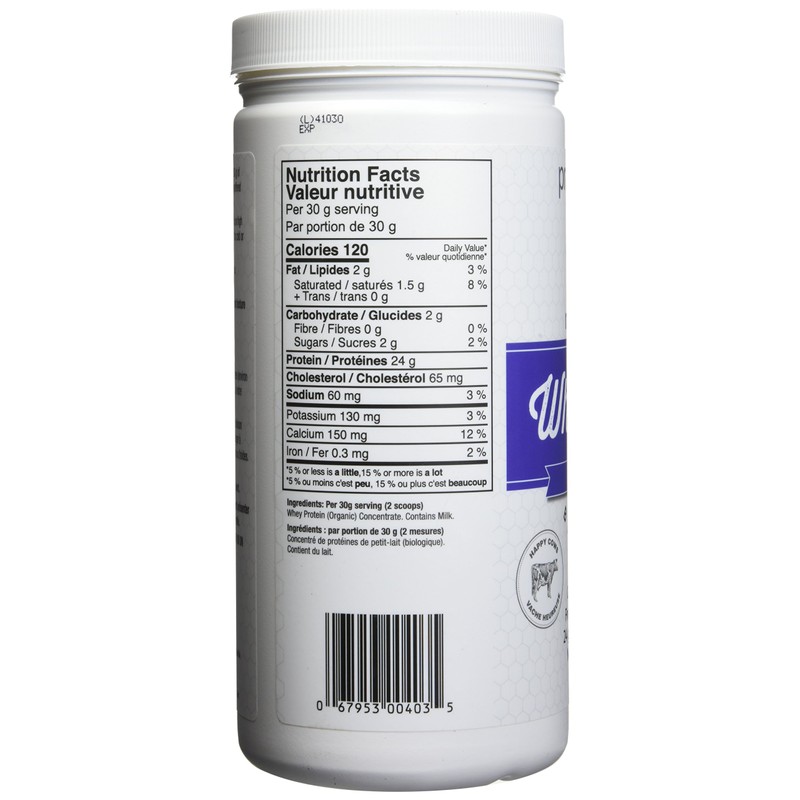 Prairie Naturals Organic Whey Protein, Natural, 300g