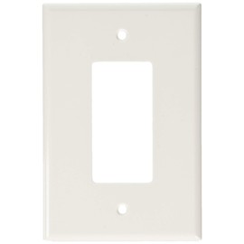 Leviton 88601 1-Gang Decora GFCI Device Decora, Wallplate, Oversized, Thermoset, Device Mount, 25-Pack, White