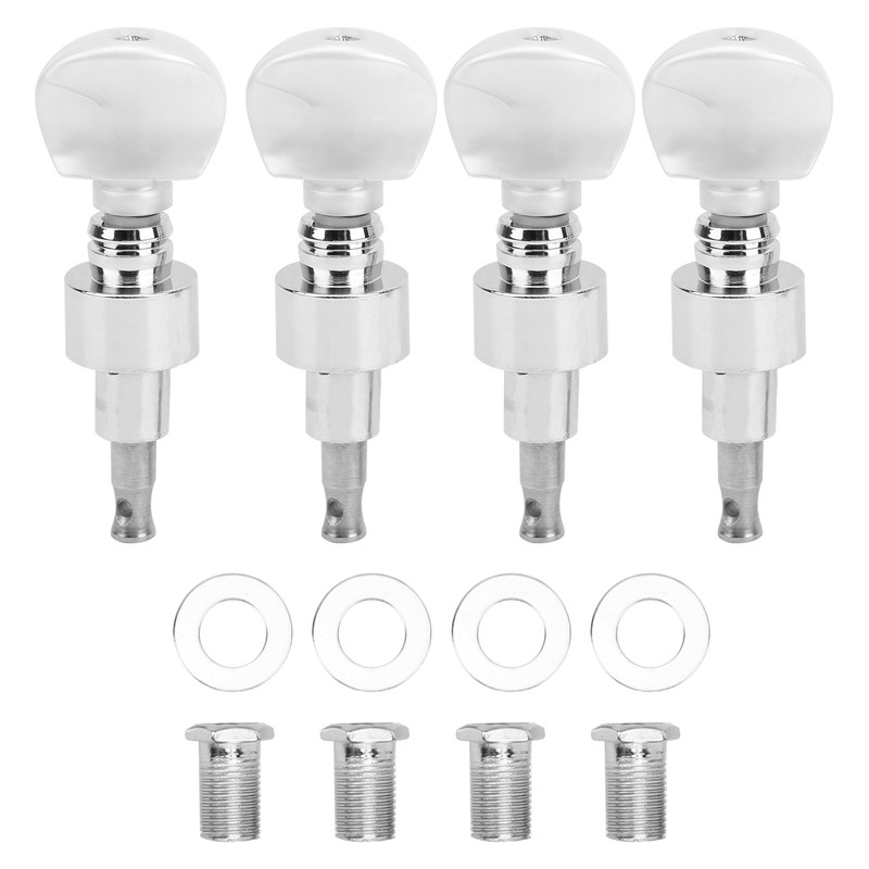 4Pcs Banjo Geared Machine Tuner Pearled Pegs Musical Instrument Accessories