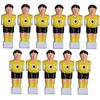 11 Football Figures Yellow / Black for 16 mm Bars