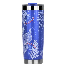 Drinco - 20 oz Stainless Steel Tumbler | Double Walled Vacuum Insulated Mug With Lid, 2 Straws, For Hot & Cold Drinks (20oz Nampa, 20oz)