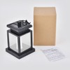LED Outdoor Solar Lantern Garden Hanging Solar Lamp with Decorative