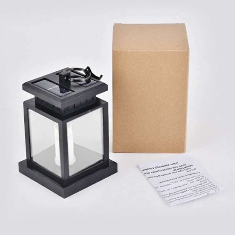 LED Outdoor Solar Lantern Garden Hanging Solar Lamp with Decorative