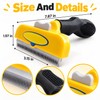 Pet Grooming Brush for Dogs & Cats – Deshedding Hair