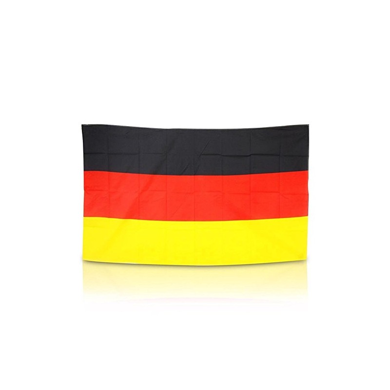 German Flag - Weather-Resistant with Fastening Eyelets - 90 x