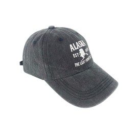 ODCRAT Funny Hats Alaska Est 1959 Cowboy Hat Vintage Hiking Caps Gifts for Mom Who Like Embroidered,Coo Hats Suitable for Streetwear