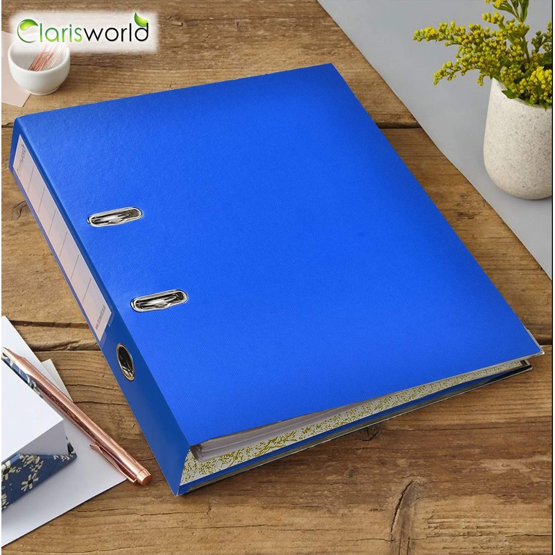 Clarisworld Lever Arch Files A4 Size 2 Ring Sheets Holder,