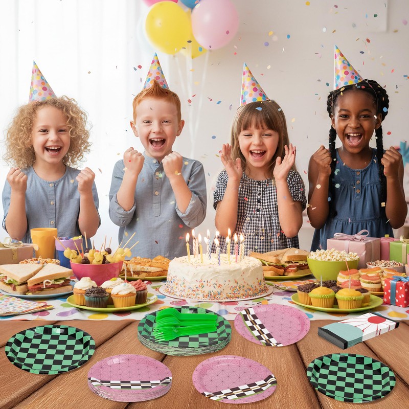 Z1juce Hibachi Japanese Party Tableware - Hibachi Birthday Party Decoration
