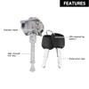 Yollky Front Door Lock Cylinder Set with Keys for Honda