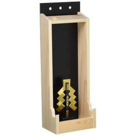 Aimedia Bill Stand, Damashiya, Made in Japan, Japanese Cypress, Bill, Damaya, Miya-Carpenter Wall Hanging, Vertical Position, Horizontal Placement, Lottery Holder, Dedicated Stand