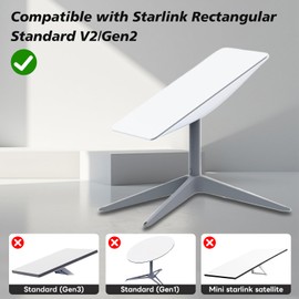 BOOBRIE Starlink Ethernet Adapter V2 1M for Starlink Gen 2 1000Mbps High-Speed Starlink to RJ45 Gigabit Wired Network Adapter for Starlink Satellite Internet V2