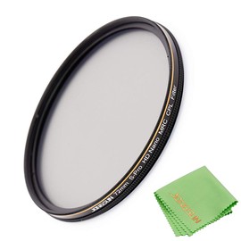 JONGSUN 72mm Polarizing Filter, Circular Polarizer Filter, S-Pro HD Nano MRC16, 16 Layers Multicoated, NITTO AGC Optics Glass, CPL Filter for Camera Lens