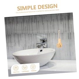 Baluue Facial Cleansing Brush Wooden Grip Skin Care Tool for Exfoliating Cleansing