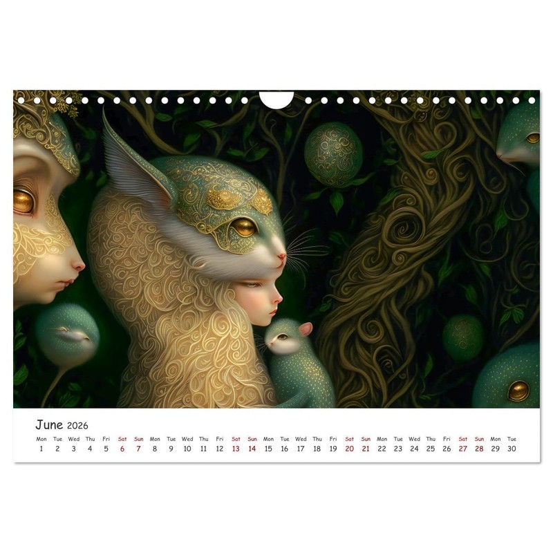 Fabulous creatures - In the land of mythical creatures (Wall