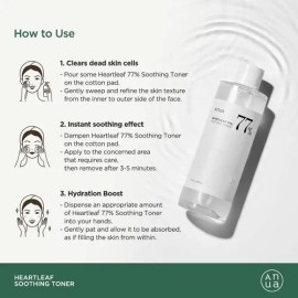 Anua Heartleaf 77 Soothing Toner 500ml Momento De Aplicación Díanoche Tipo De Piel Todo Tipo De Piel                                                  