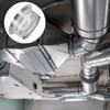 PATIKIL 12" Round Duct Collar, Galvanized Duct Connector Flange Pipe