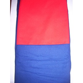 Pillowfort Twill Blackout Curtain Panel Red/Navy, 42" x 63"