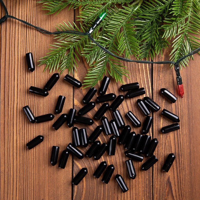 codree 150 PCS No Glow Caps for String Lights, String