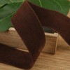mangoking Velour Ribbon, Black, Double-Sided, Cute Smooth Fabric, Velvet Ribbon,