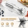 Stainless Steel Meat Masher 6 Blade Ground Beef Chopper Cooking