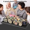 ZAYALI Challenge Coins Display Holder, Solid Wood Challenge Coin Stand,
