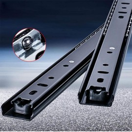 DOMIRA Heavy Duty Drawer Runners – Soft Close, Full Extension, Ball Bearing Slides for Smooth, Quiet Operation – Ideal for Kitchen, Office, Wardrobe & Underbed Storage (Various Sizes) (14inch(350mm))