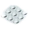 20pcs Flat Back Clear Glass Dome Cabochons Clear Magnifying Cabs Non-calibrated for DIY Photo Pendant Craft Jewelry Making (12mm-20pcs)