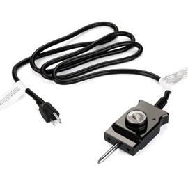 WADEO Adjustable Thermostat Probe Control Cord for Masterbuilt Smokers Cord Replacement.(15A Max, 110V)