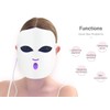 Elitzia LED Light Beauty Mask, Red, Blue, Orange, 3 Colors,