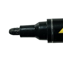 Competitive Advantage Enamel Paint Marker | MPD-15 | MEDIUM - 3 packs | Industrial Grade - 10ml | Multi-Surface | (17) Colors | Non-Toxic | Apiary Friendly (Black)