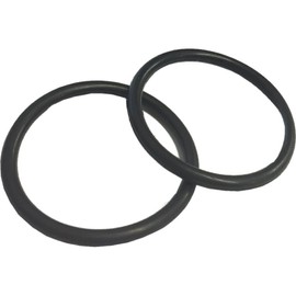 Merriway BH07188 Replacement O-Rings for Metal Basin Plugs and Pop-Up Wastes 38 mm (1.1/2 Inch) Black - Pack of 2