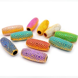 Flosius 60PCS Hair Beads for Braids Loc Dreadlock Beads for Hair Colorful Braid Accessories Acrylic Loc Beads Hair Jewelry Decoration Braids Accessories for Women and Girls (A)