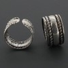 Touch Jewellery 925 Sterling Silver Bali Ear Cuffs