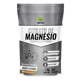 Citrato Magnesio Grado Alimenticio Sabor Natural