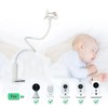 Lemooner Universal Adjustable Baby Monitor Cradle Holder - White