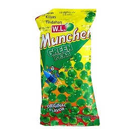Muncher Green Peas Pack of 10 Original Flavor 2.46 Oz Per Pack