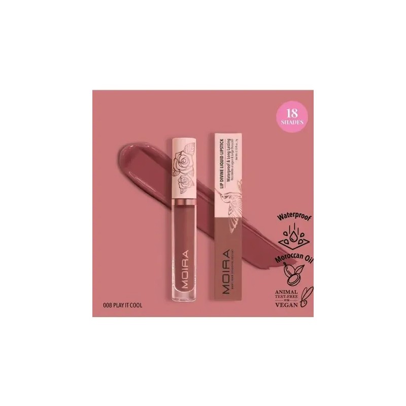 Lip Labial Liquido Mate Moira Cosmetics Gbc Acabado Mate Color