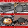 GasSaf 7421 Gourmet BBQ System Griddle for Weber 22 1/2